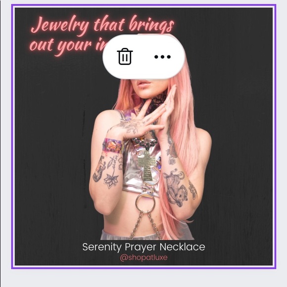 Serenity Prayer Necklace - Picture 3 of 6